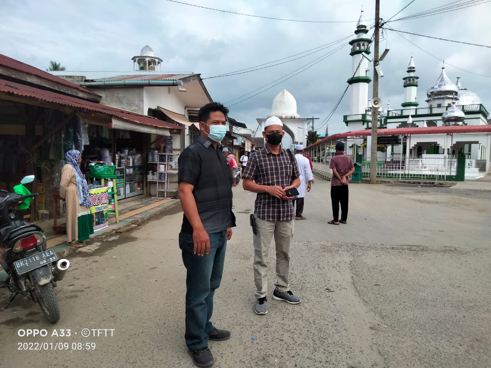 Polsek Padang Tualang Kawal Kunjungan Ustad Abdul Somad Di Desa Besilam