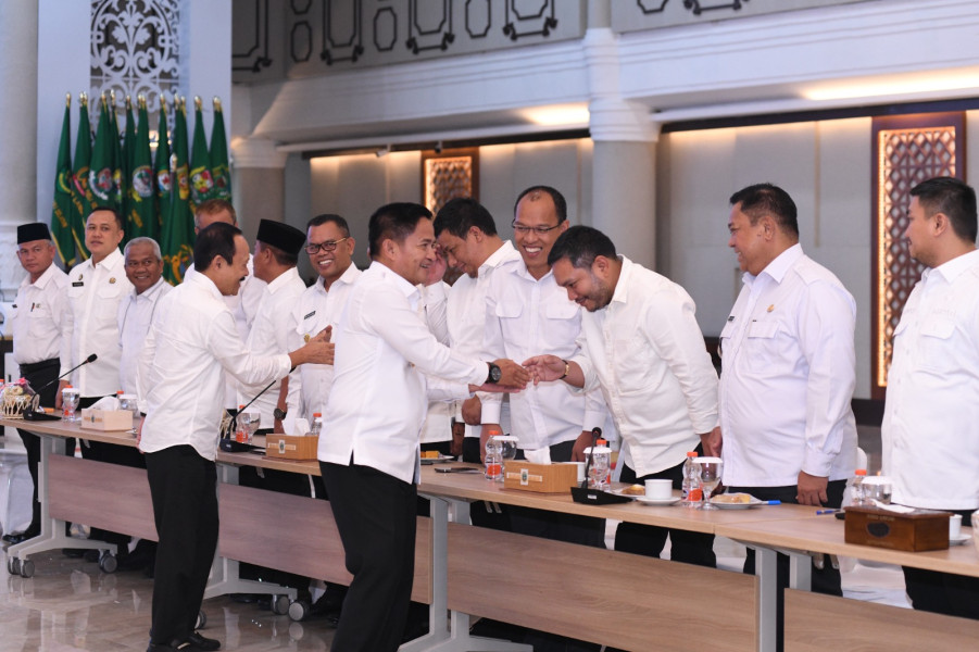 Bupati Pakpak Bharat Mengikuti Rapat Koordinasi Bersama Pj.Gubernur Sumatera Utara.