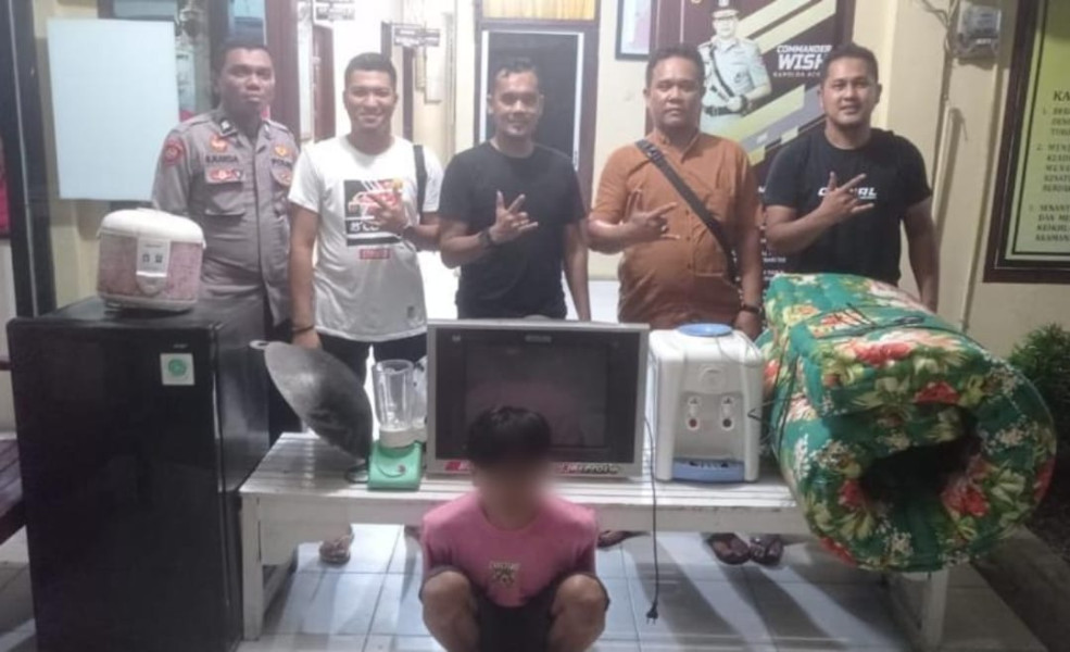 Tim Opsnal Polsek Langsa  Barat Amankan Terduga Pelaku Curat