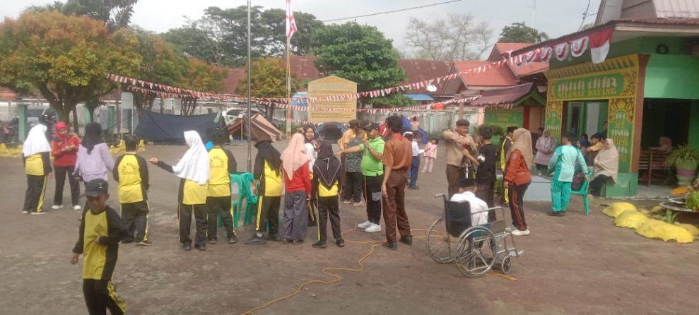 HUT RI dan Pramuka, SLBN Kota Dumai Gelar Upacara dan Perlombaan Pramuka