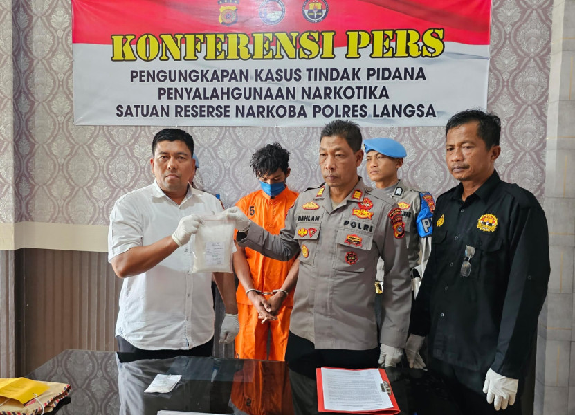 Satu Paket Besar Sabu Diamankan Sat Res Narkoba Polres Langsa