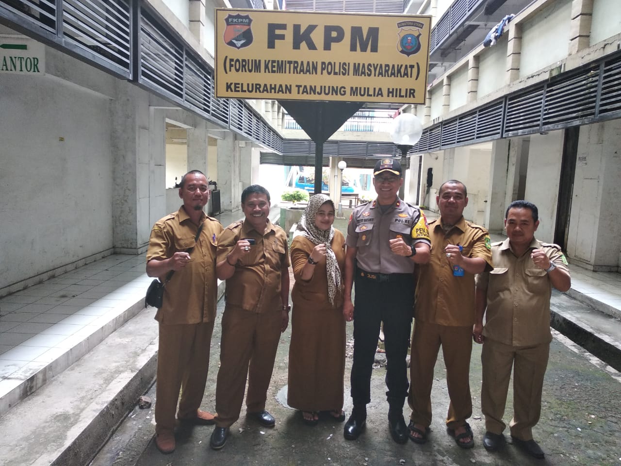Kompol Rosyid Hartanto Resmikan Forum Kemitraan Polisi Masyarakat (FKPM) di Rusunawa Tanjung Mulia