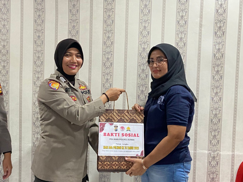 Polwan Polres Dumai Gelar Bakti Kesehatan dan Curhat di Rutan Kelas IIB Dumai