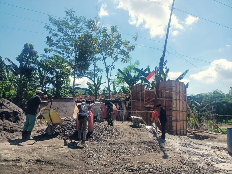 Tahap Penentu Dimulai, Begisting Jembatan Garuda di Desa Bolo Dikebut Jelang Pengecoran