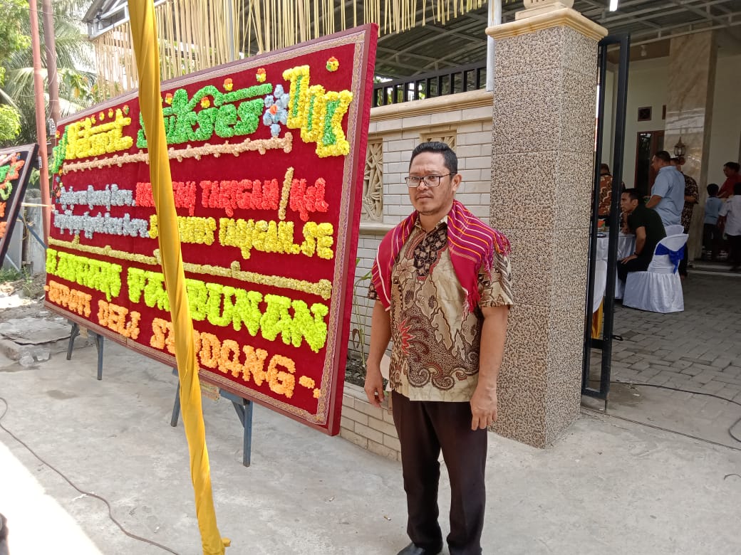 Kades  Terpilih Desa Baru Pancur Batu Stevanus Tarigan, SE