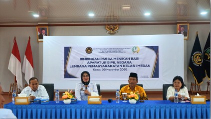 Lapas Kelas I Medan Gelar Bimbingan Pasca Menikah, Wujudkan Keluarga ASN yang Harmonis dan Berintegritas