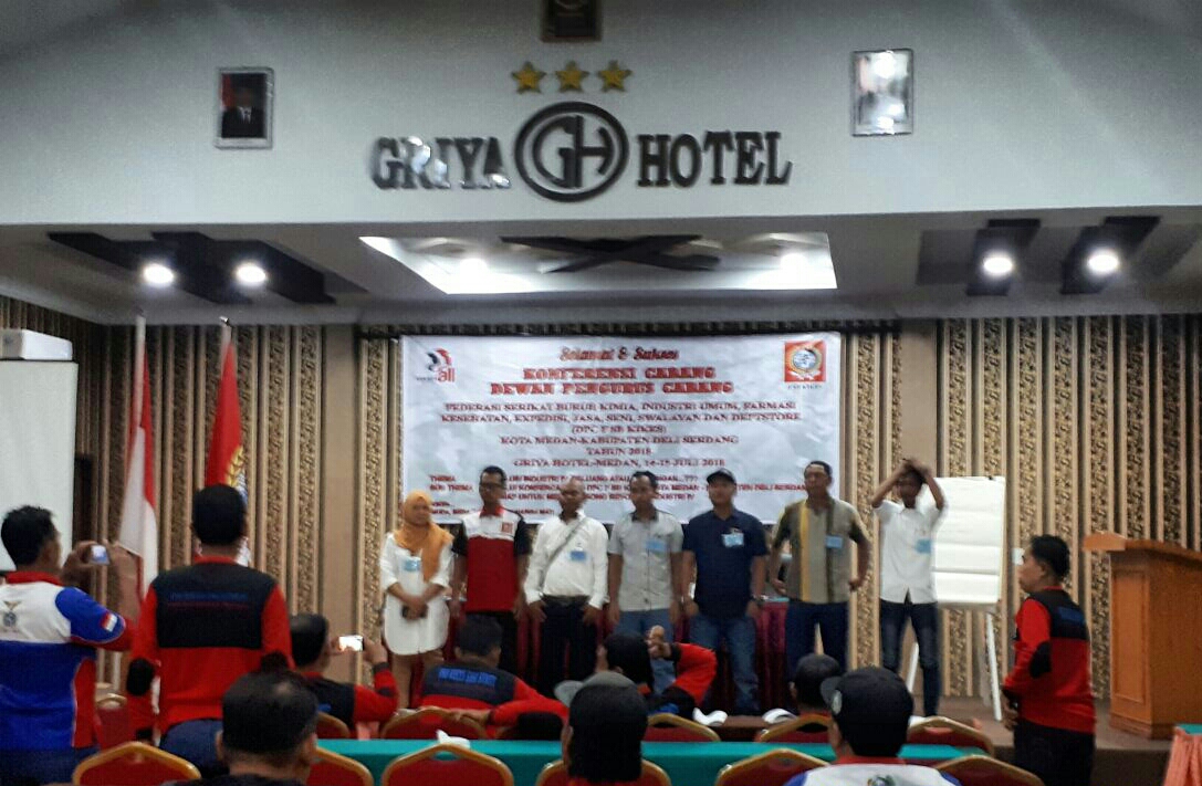 Dua Hari, Kapolsek Medan Helvetia Pimpin Pengamanan Konferensi DPC - F SB KIKES Medan - Deli Serdang