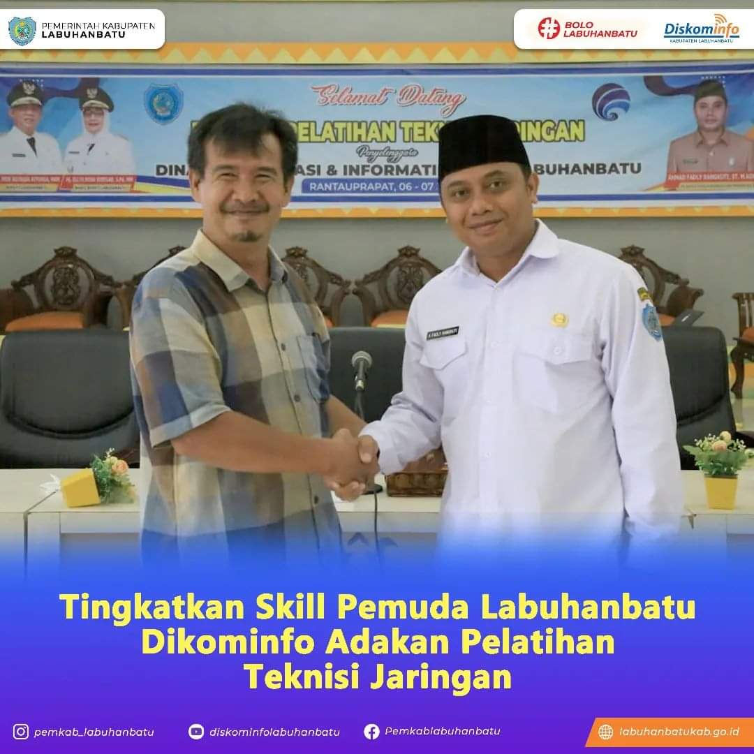 Diskominfo Labuhanbatu gelar pelatihan teknisi jaringan