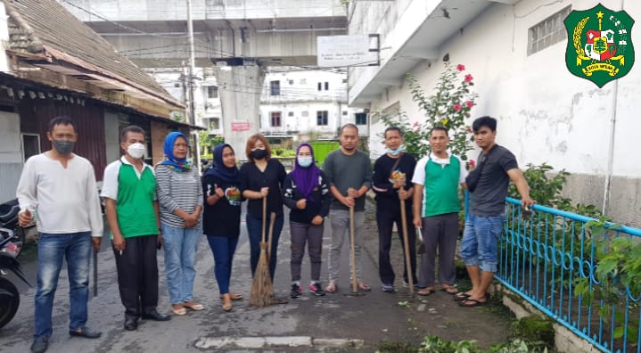 Lurah Sei Rengas 1 Beserta Kepling Gelar Sabtu Bersih