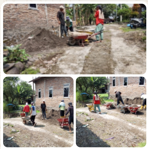 Semangat Gotong Royong Menggelora, Warga Bolo Lansir Material Jembatan Gantung Garuda