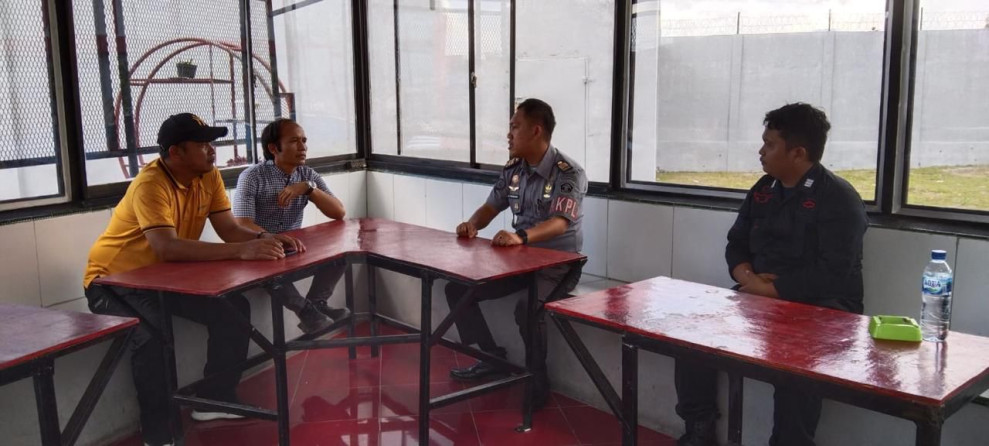 Dan Unit Intel Korem/022 PT Berkunjung ke Lapas Narkotika Kelas IIA Pematangsiantar