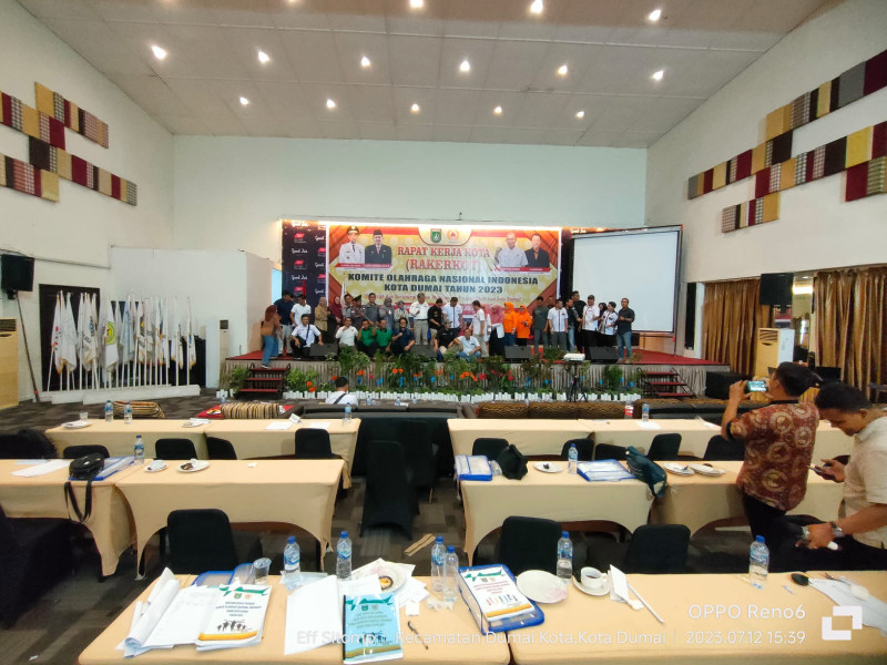 Walikota Paisal Buka Rapat Kerja Kota KONI Dumai