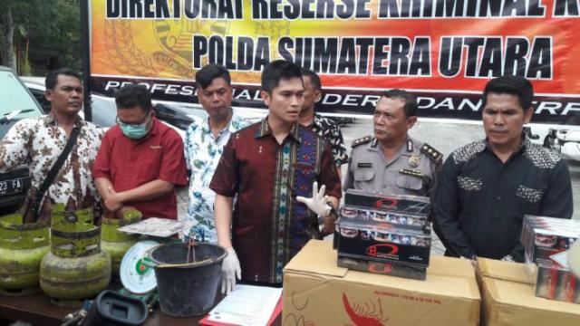  Polda Sumut Ciduk Komplotan Pengoplos Gas Bersubsidi Ke Non Subsidi
