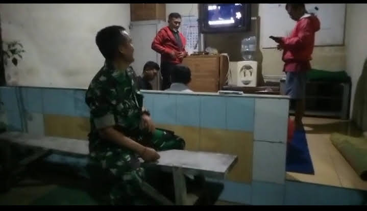 Patroli Bersama Komduk Koramil 01/Boyolali, Perkuat Keamanan Wilayah Desa Kebonbimo