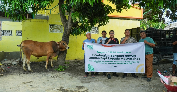 Hari Raya Idul Adha 1447H,Musim Mas Group Salurkan 223 Hewan Kurban