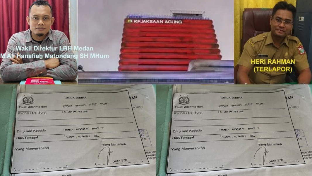 LBH Medan Laporkan Kasi Oharda Kejati Sumut ke Komjak dan Jamwas, Kasi Penkum Bilang Ditelaah Pengawasan Pidana Umum