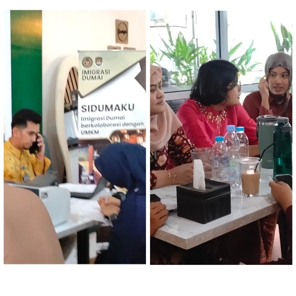 Si DUMA KU Kembali Hadir  Imigrasi Kelas I TPI Dumai Layani Pembuatan Paspor di Cafe Mudahkan Masyarakat Sekaligus Dongkrak UMKM