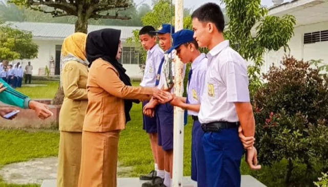 Siswa SMPN I Bilah Hilir, mampu mengikuti Pekan Olahraga Provinsi Sumut