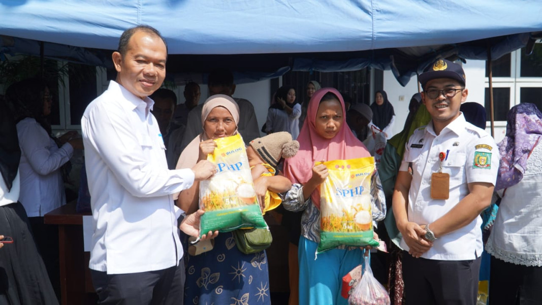 Pj Bupati Langkat bersama TPID Gelar Gerakan Pangan  Murah di 3 Kecamatan