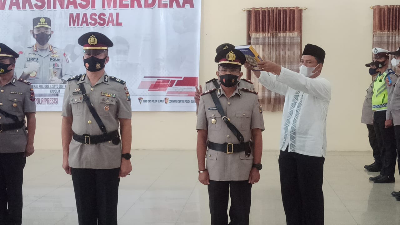 Kapolres Pimpin Sertijab Kabag SDM, Kasat Intelkam,Kasat Reskrim Dan Kasat Narkoba