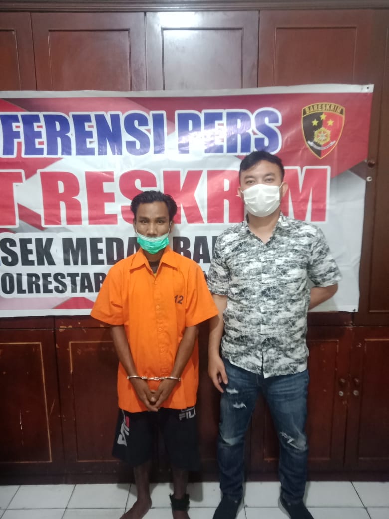 Kembali Tekab Polsek Medan Baru Berhasil Ciduk S Pelaku Narkotika Warga Tanjung Rejo