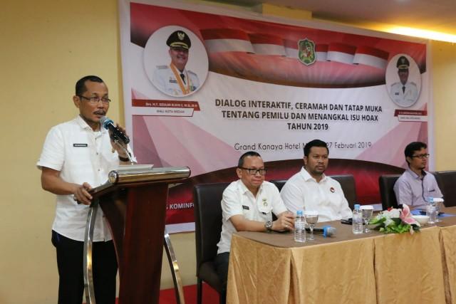 Kominfo Medan Gelar Dialog Interaktif Pemilik dan Penangkalan Isu Hoak