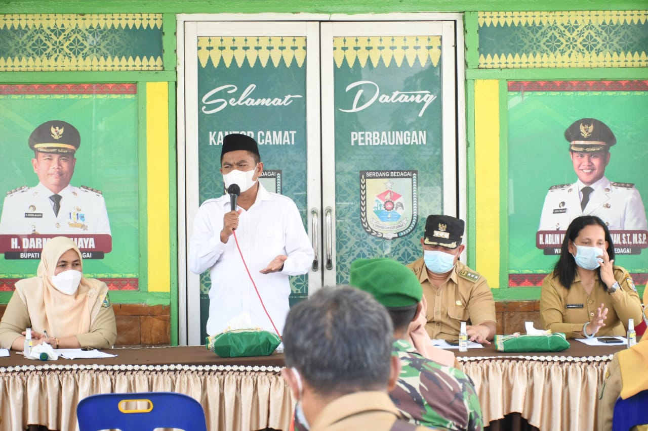 Tangkal Pandemi, Bupati Sergai Gelar Road Show di Kecamatan