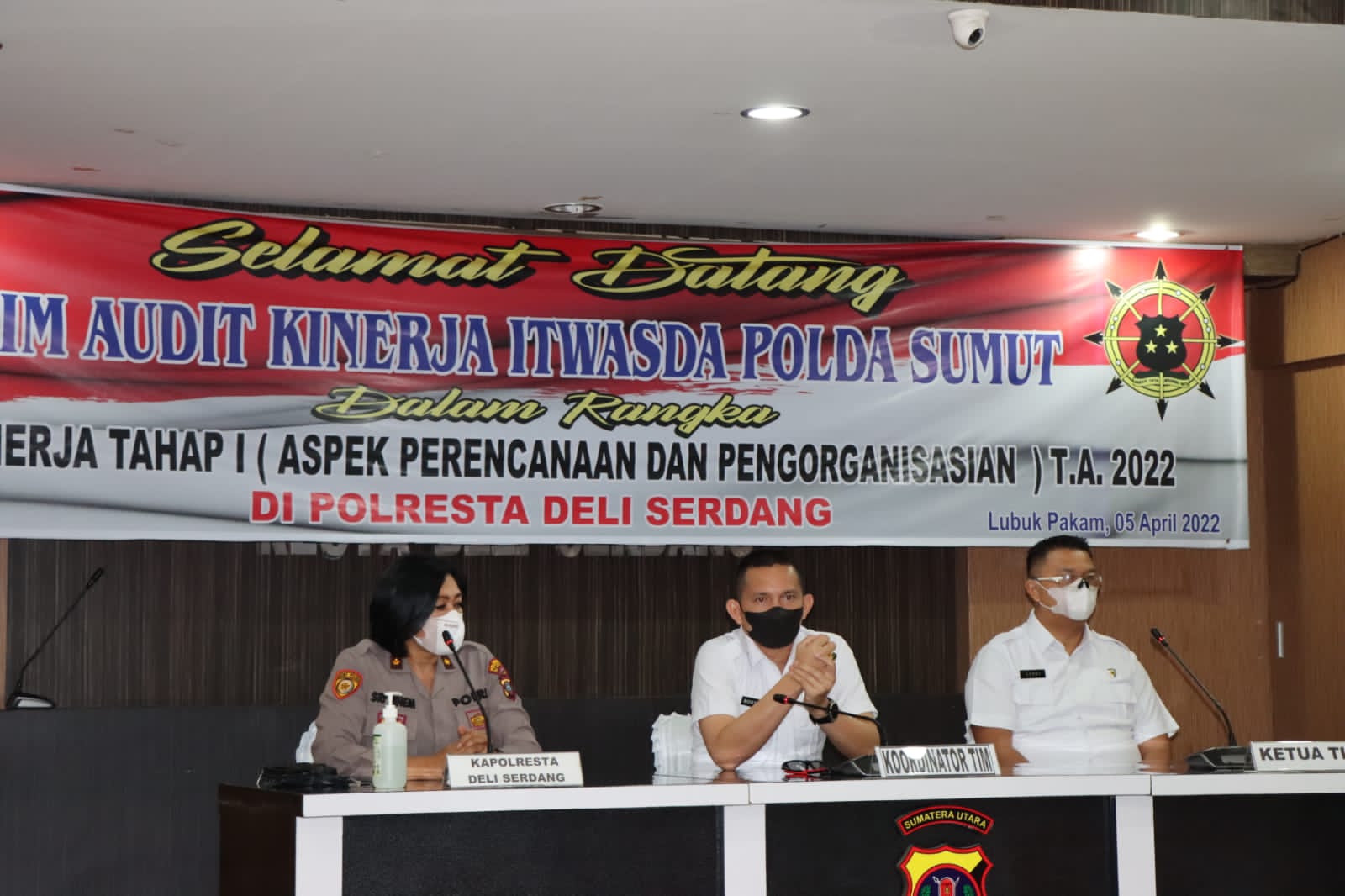 Itwasda Polda Sumut Audit Kinerja Polresta Deli Serdang