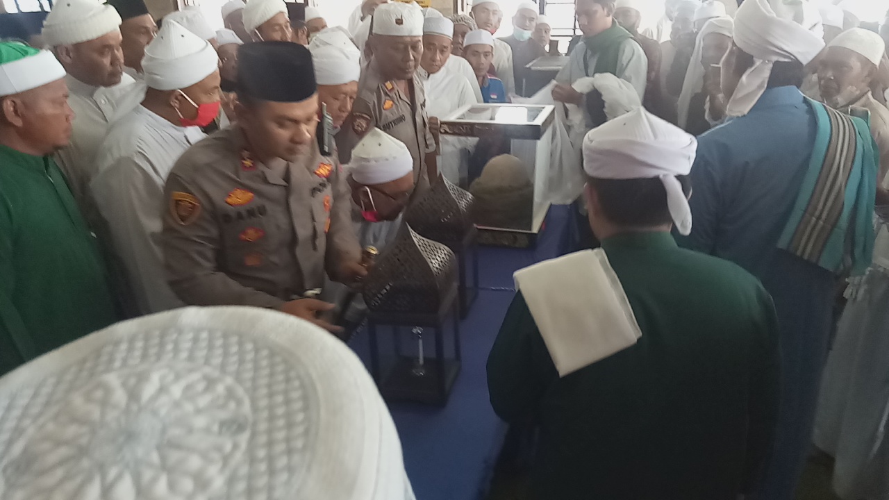 Kapolres Langkat Hadiri Pameran Artefak Peninggalan Rasulullah Saw Di Babussalam