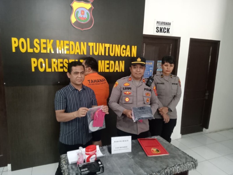 Polsek Medan Tuntungan Tangkap Penganiaya Wartawan, Pelaku: Saya sudah Minta Maaf