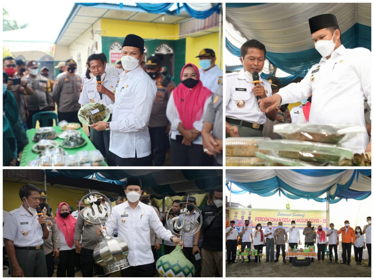 Resmikan Enam Desa Kampung Tangguh Wabup Sergai Apresiasi UMKM Desa Sei Buluh