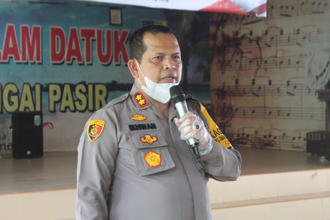Kapolres Batu Bara Beri Himbauan Kamtibmas Kepada Tiga Pilar Plus