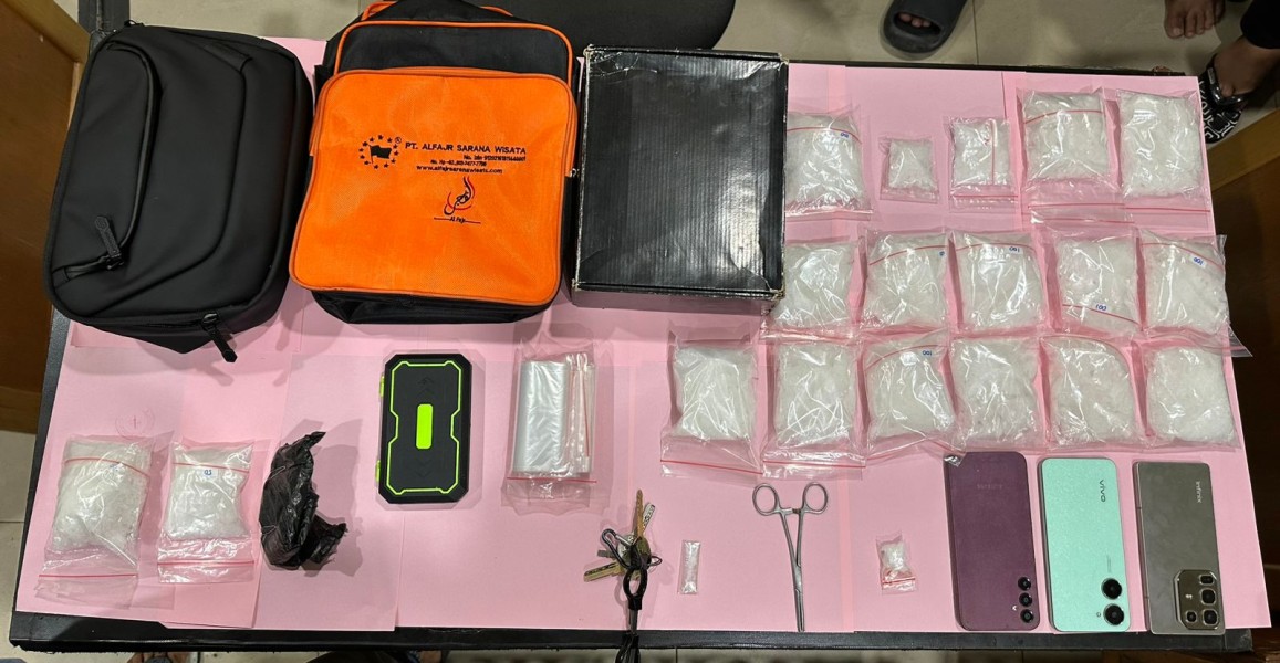 Satres Narkoba Polres Dumai Ungkap Kasus 1,6 Kg Sabu Sabu