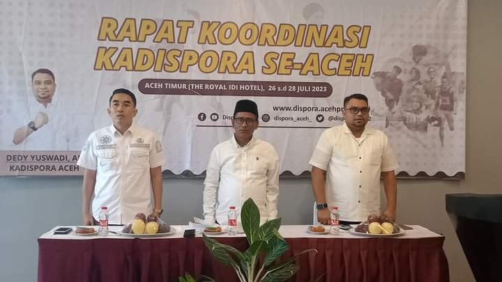 Pj Bupati Aceh Timur Buka Rakor Kadispora Se-Aceh