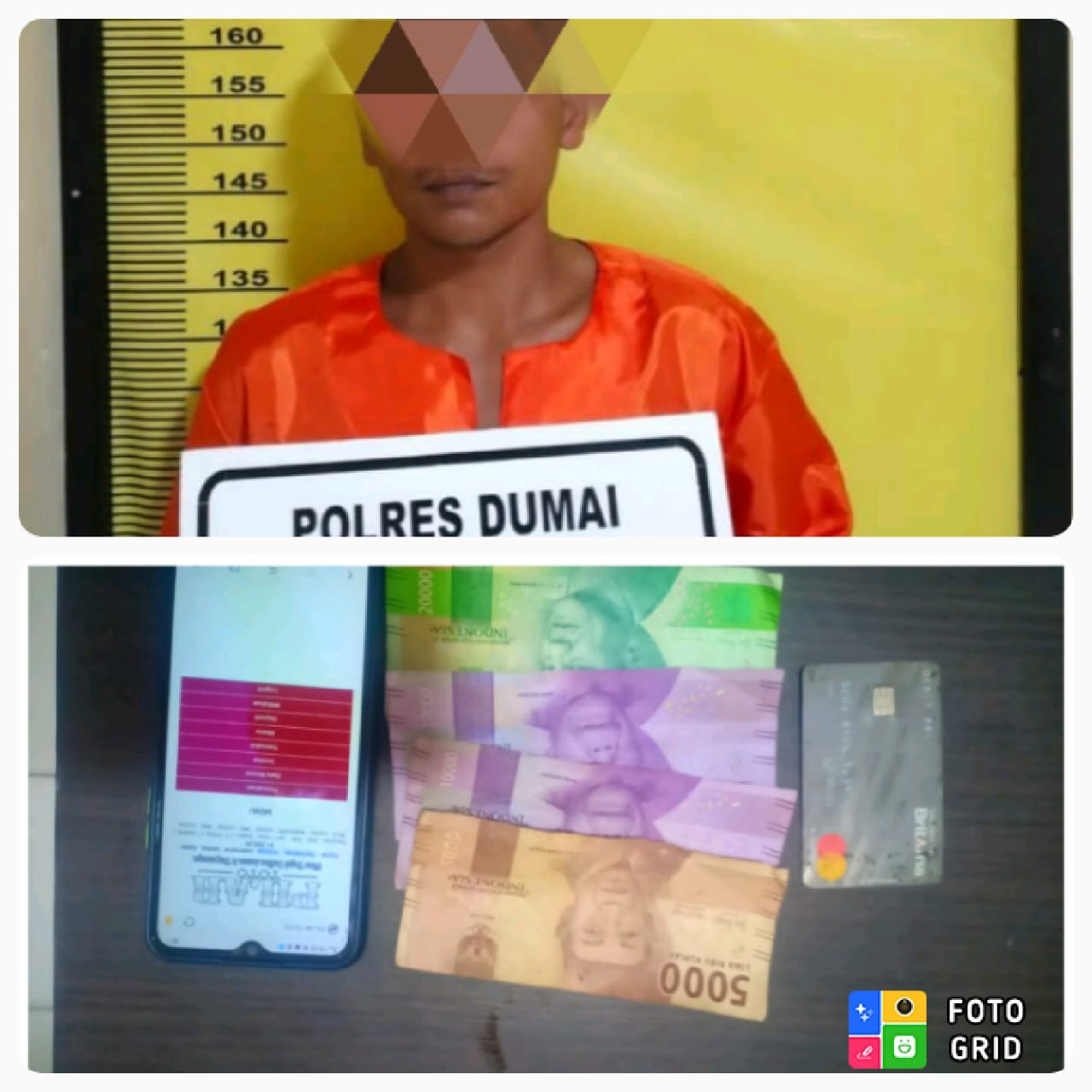 Tim Opsnal Polsek Sungai Sembilan BT Amankan Pelaku Judi Online