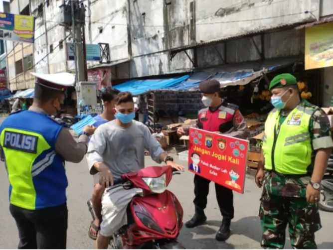 Polresta Deli Serdang Rutinkan Pelaksanaan Operasi Yustisi demi Mencegah Penyebaran Covid-19