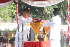 Wali Kota Medan Pimpin Upacara Peringatan Hari Kemerdekaan RI ke - 73