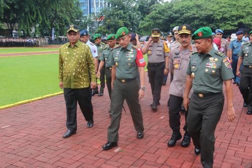 Wali Kota Medan Hadiri Apel Gelar Pasukan PAM VVIP Kunjungan Kerja Presiden RI