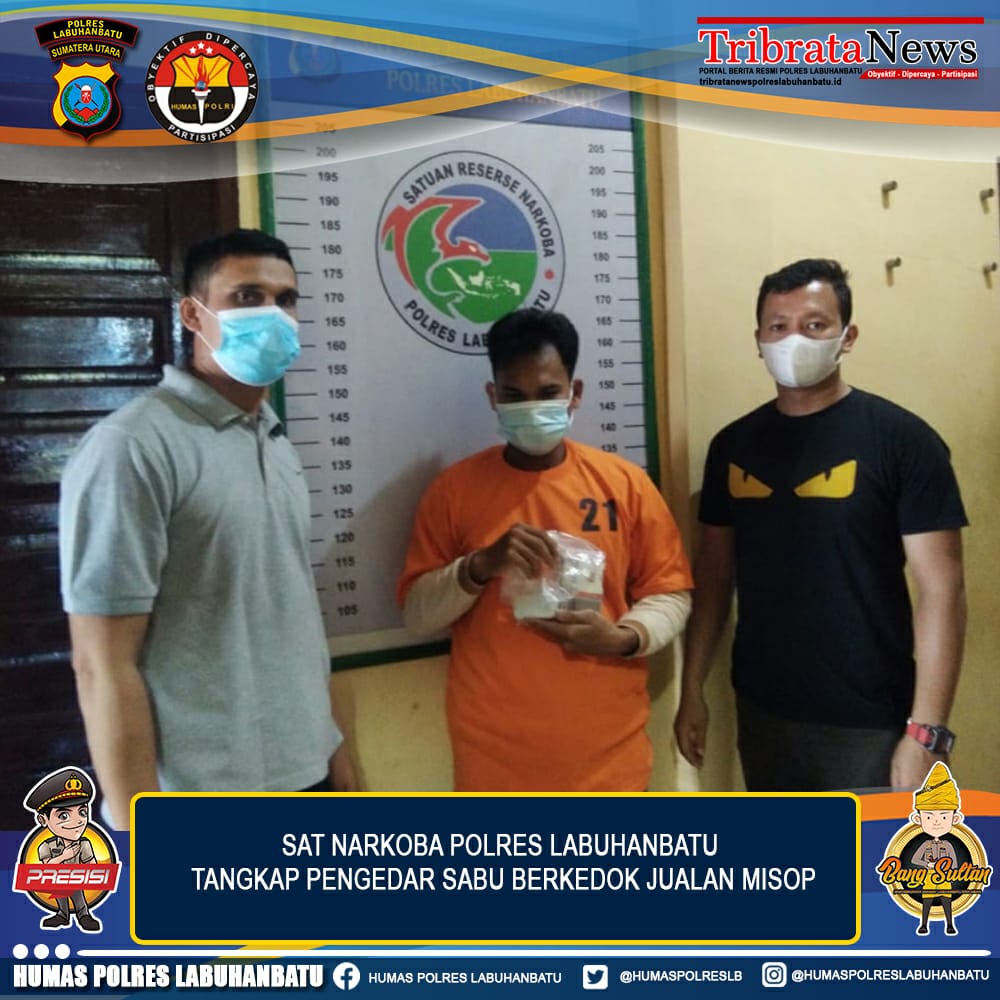 Satresnarkoba Polres Labuhanbatu tangkap JS pelaku Tindak Pidana Narkotika