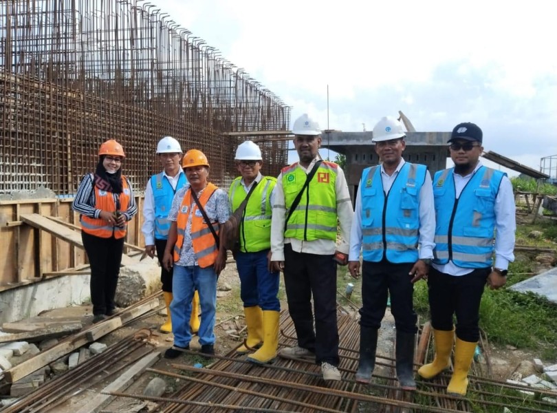 Bukan Roboh cuma Tumbang, Simak Penjelasan Pelaksana Proyek Pembangunan  Up Rating IPA Sunggal