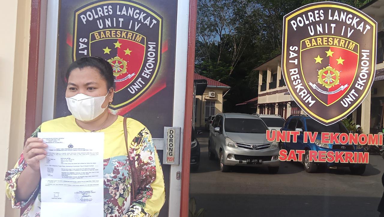 Rasita Br.Ginting Resmi Melaporkan Susilawati Ke Polres Langkat Terkait Dugaan Keterangan Palsu