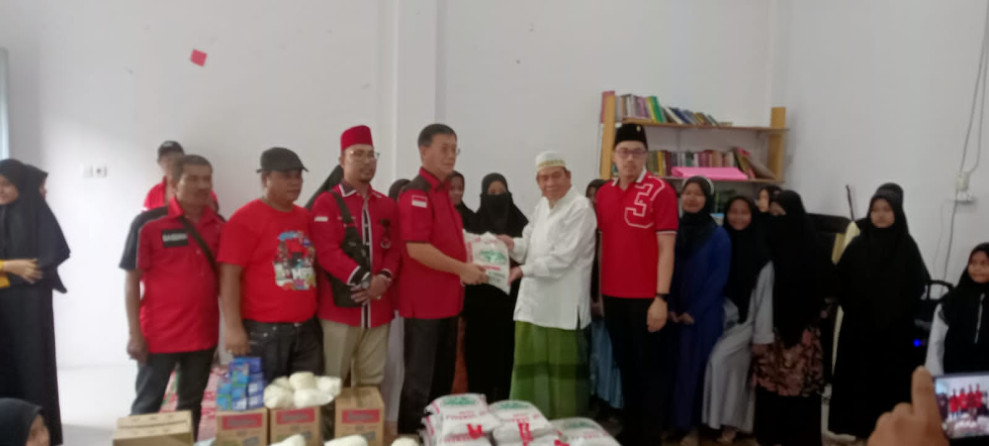Safari Ramadhan DPC PDI-P Kota Medan Hasyim Kunjungi  Yayasan Rumah Tahfidz Nurwadji Medan Selayang