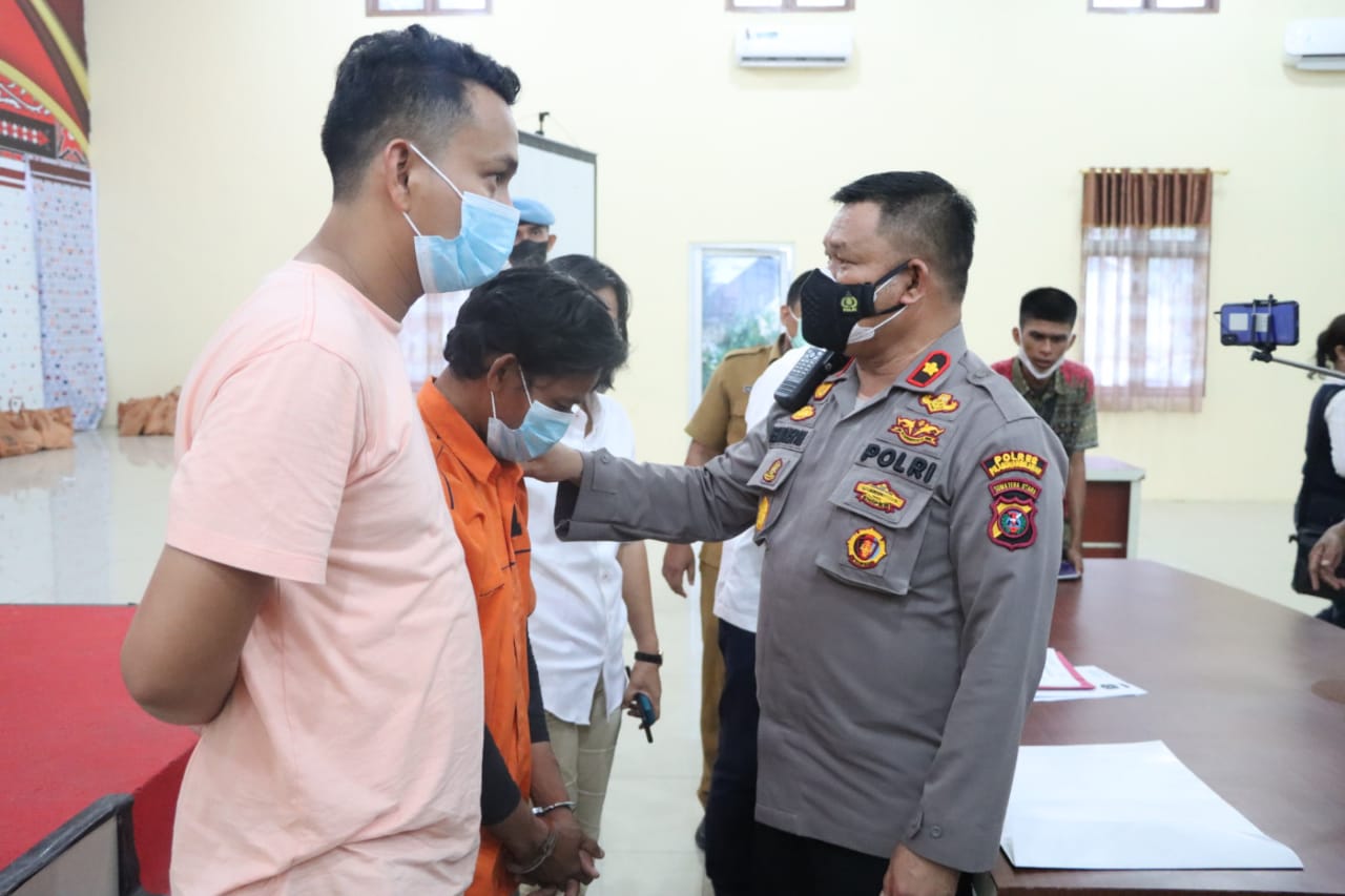 Pulang Melaut, Ayah Bejat Penganiaya Anak Tiri Ditangkap Sat Reskrim