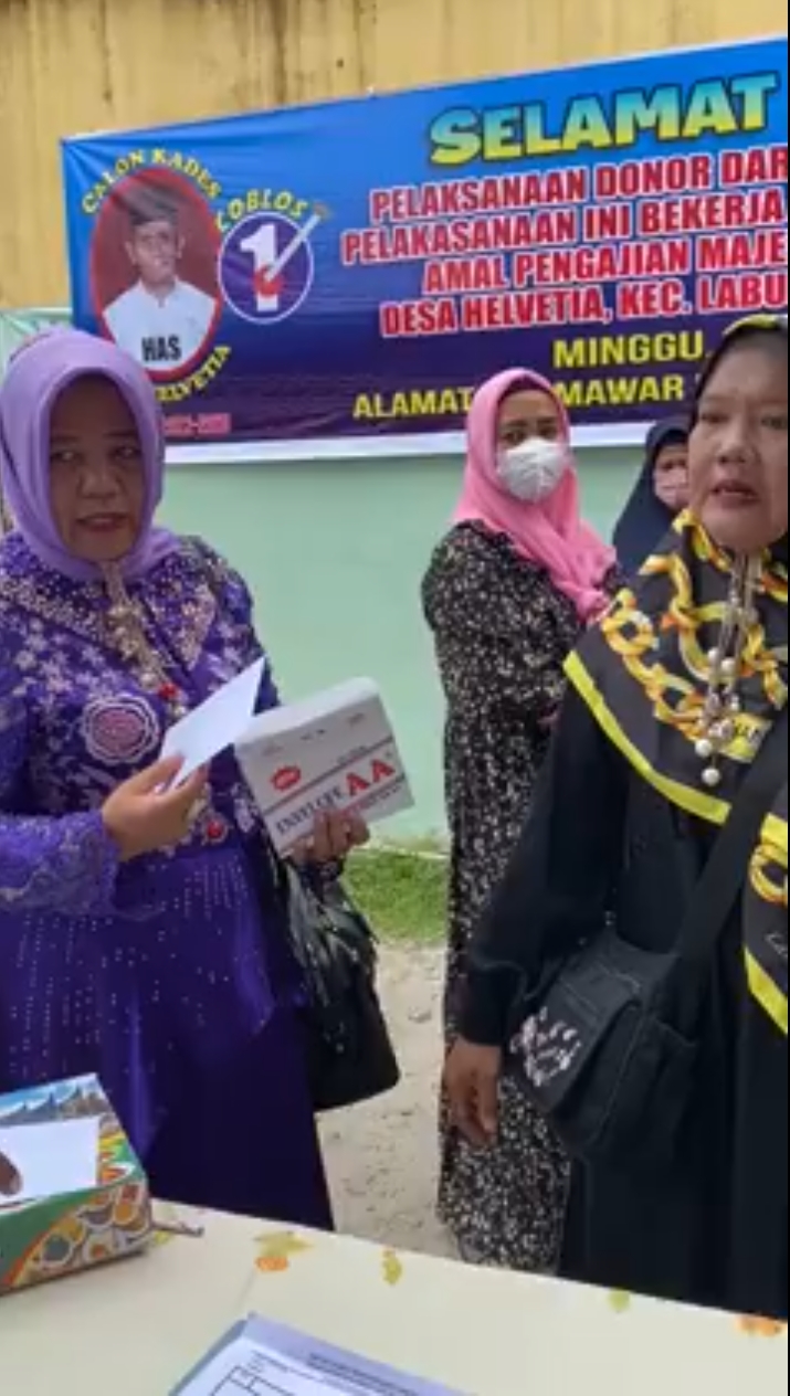 Bagi-bagi Amplop, Calon Kades Nomor 1 Akan Dilapor Warga Helvetia