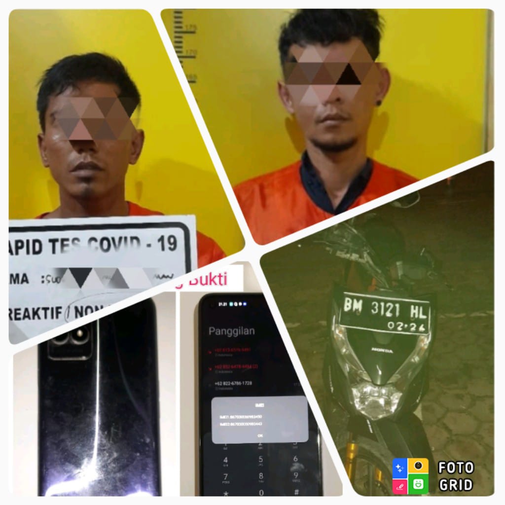 Dua Maling di SMA Negeri 2 Dumai Diringkus Satreskrim Polres Dumai