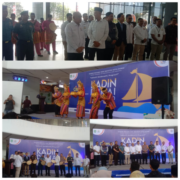 Wali Kota Dumai, H Paisal SKM MARS membuka secara resmi Kadin Dumai Expo 2023