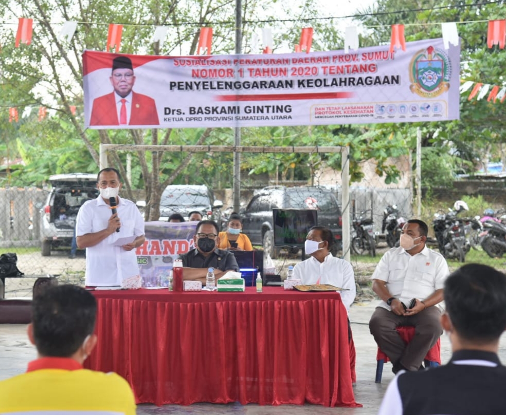 Bupati Batu Bara Sosialisasikan Perda Nomor 1 Tentang Penyelenggaraan Keolahragaan