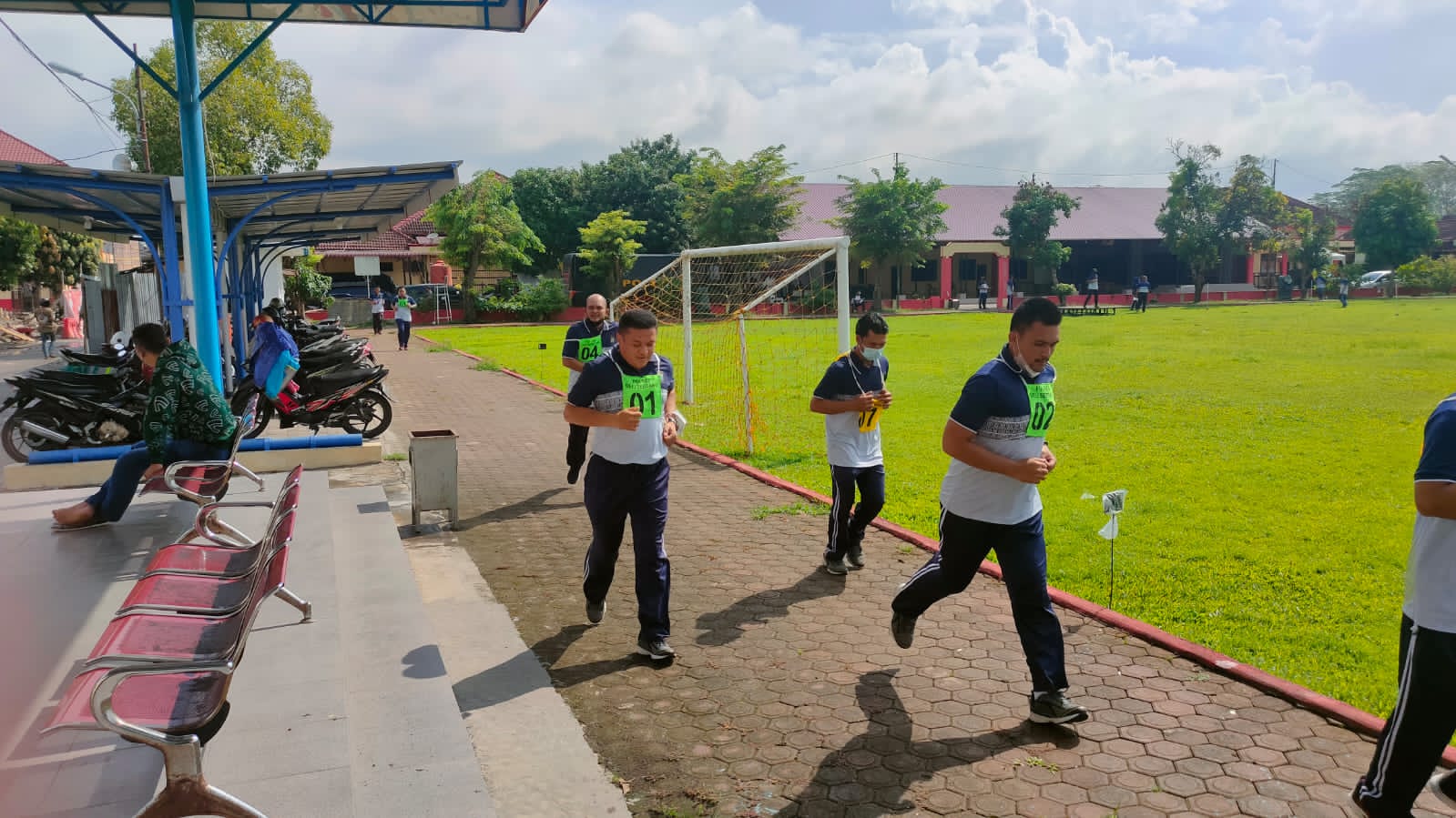 Polresta Deli Serdang Laksanakan Tes Kesamaptaan Jasmani Seluruh Personil