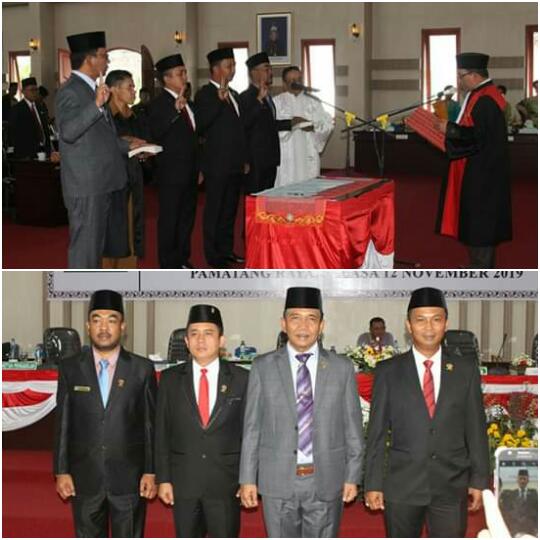 Pimpinan DPRD Simalungun 2019-2024 Ucapkan Sumpah Janji