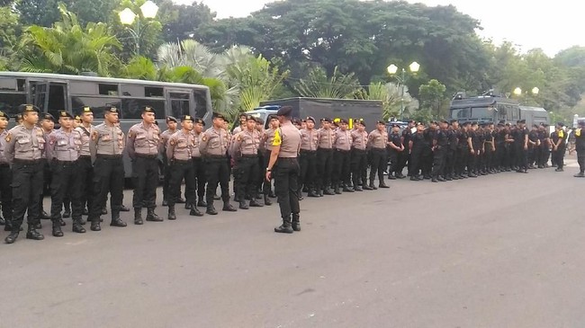 Personel Gabungan TNI-Polri Mulai Berjaga Jelang Kampanye Damai